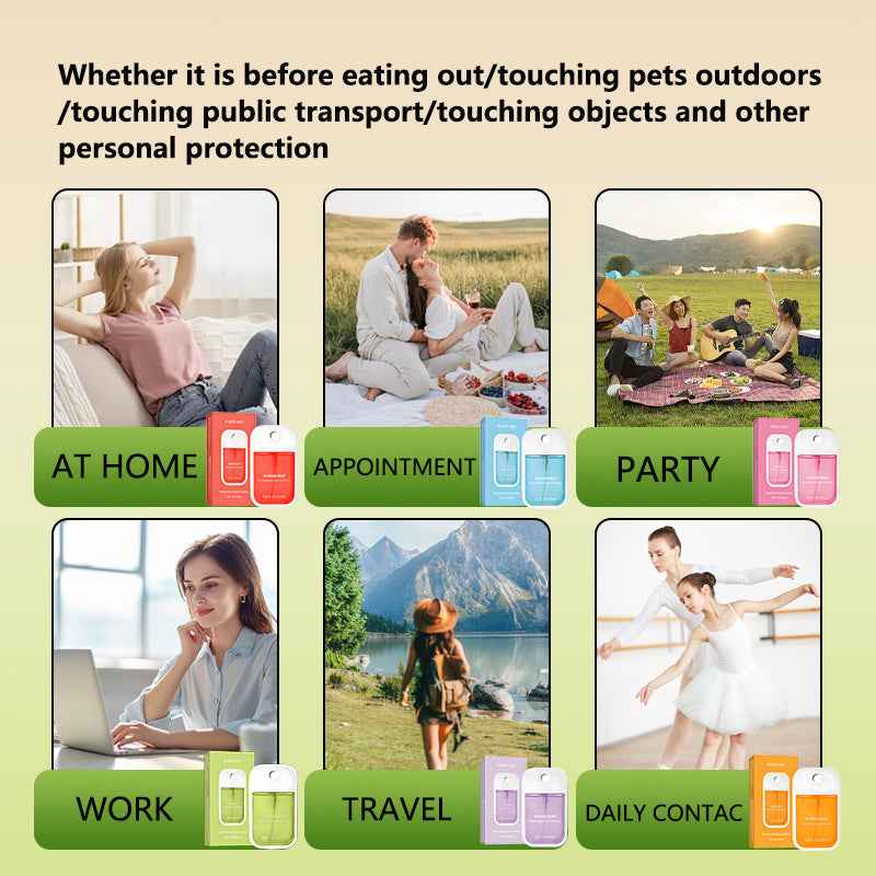 On-the-Go Moisturizing Hand Sanitizer Spray