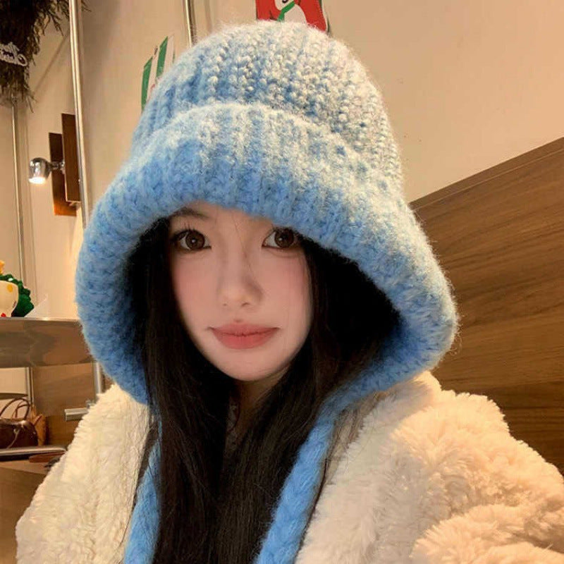 Korean Style Knitted Balaclava Winter Warm Hat