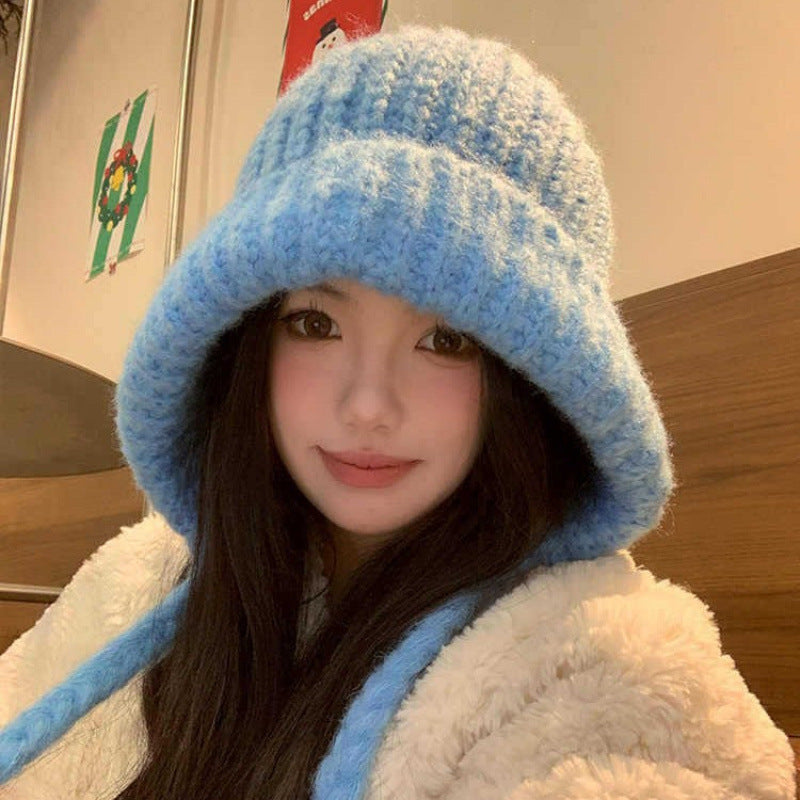 Korean Style Knitted Balaclava Winter Warm Hat