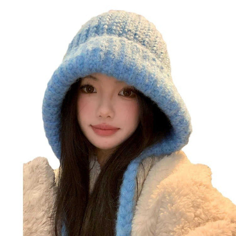Korean Style Knitted Balaclava Winter Warm Hat