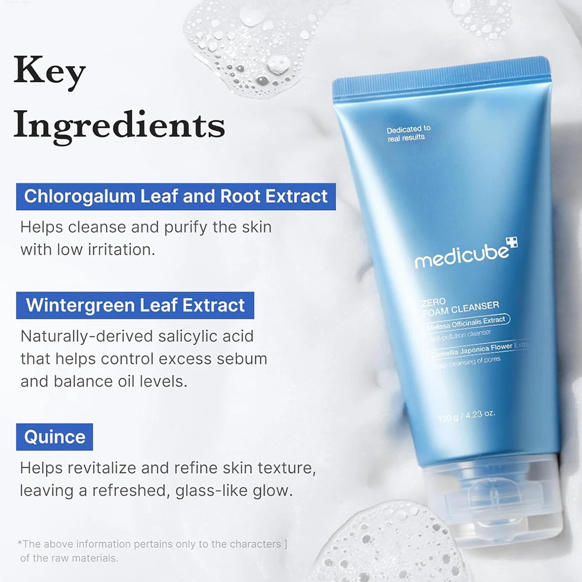 Medicube ZERO FOAM CLEANSER 120g, Gentle Daily Wash, Soft Skin Touch, Mild Formula, Korean Cosmetics, Korean Skincare